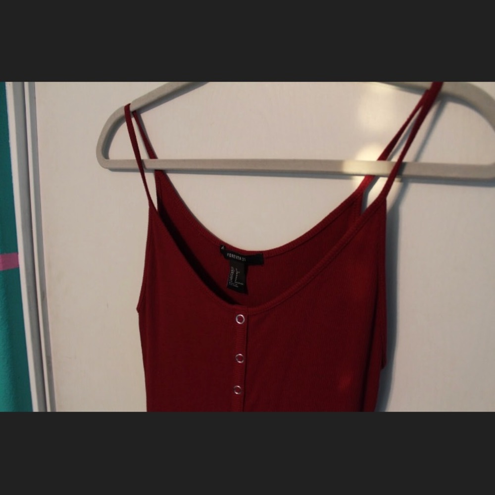 Burgundy dress